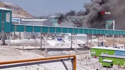 Kırka Bor İşletme Müdürlüğü’nde yangın çıktı