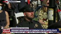 President Biden awards Congressional Gold Medals to US Capitol Police