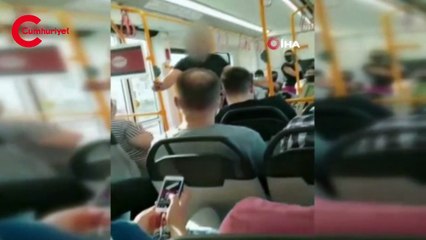Metroya maskesiz bindi, "Özel harekâtçıyım" dedi