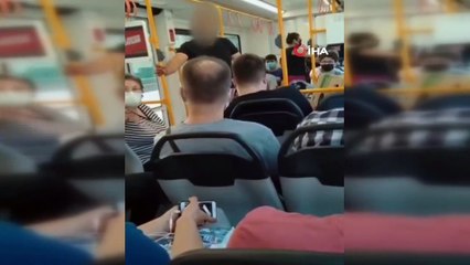 Metroya maskesiz bindi, 'Özel harekâtçıyım' dedi