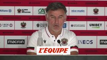 Galtier : « Ce sera plus difficile face à Reims que face à l'AC Milan » - Foot - L1 - Nice