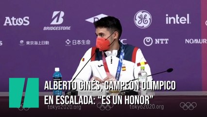 Alberto Ginés: "Es un honor ser el campeón olímpico español más joven"