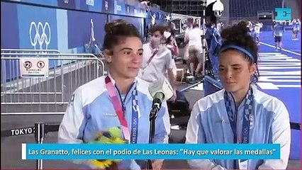 Las Granatto, felices con el podio de Las Leonas