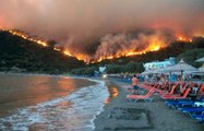 Miles de personas evacuadas mientras los incendios arrasan Grecia