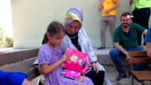 Sancaktepe Belediye Başkanı Döğücü, yardım için geldiği Manavgat’ta küçük Melike’ye umut oldu