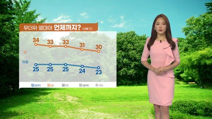 [날씨] 오늘도 무더위 속 소나기...곳곳 벼락·돌풍 동반 / YTN