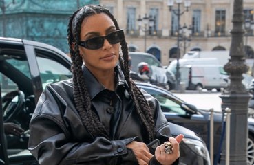 Kim Kardashian in prima fila per l’ex marito Kanye West