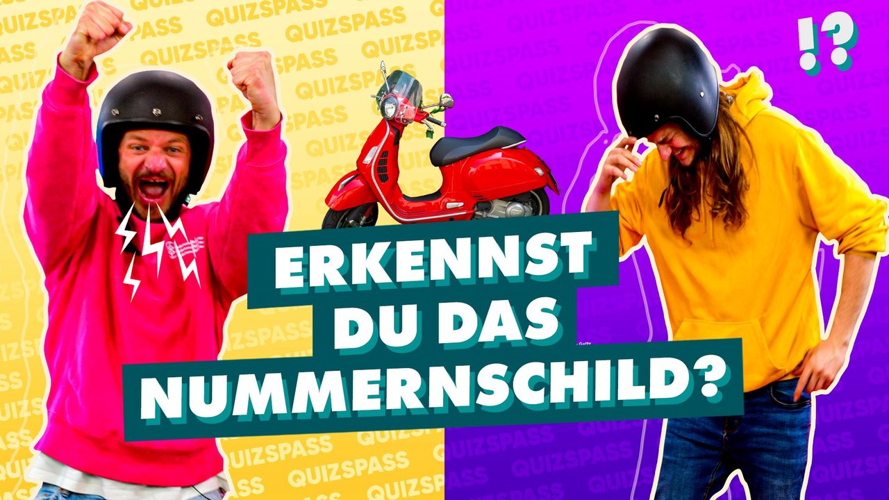Das ultimative Nummernschilder Quiz: Zwei Freunde im Duell!