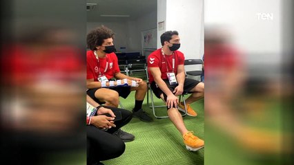 شرفتوا مصر.. وزير الشباب والرياضة يلتقي لاعبي منتخب اليد بطوكيو