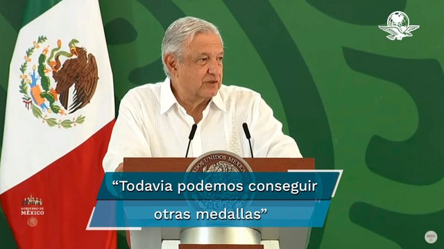 AMLO felicita a la Selección Mexicana de Futbol por obtener bronce en los Juegos Olímpicos Tokio 20