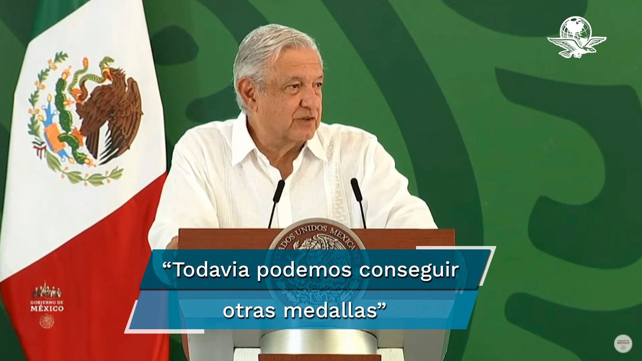 AMLO felicita a la Selección Mexicana de Futbol por obtener bronce en los Juegos Olímpicos Tokio 20