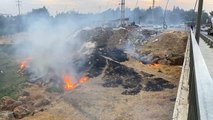 Son dakika haberi | KAHRAMANMARAŞ - Anız yangını söndürüldü
