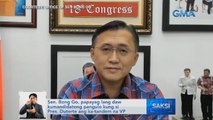 Sen. Go, papayag lang daw kumandidatong pangulo kung si Pres. Duterte ang ka-tandem na VP | Saksi