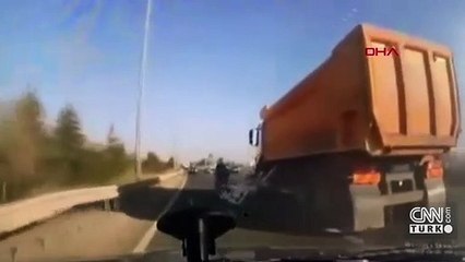 Kaza mı cinayete teşebbüs mü? Tartıştığı motosiklet sürücüsüne kamyonuyla çarptı