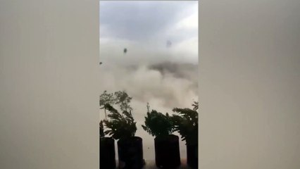 Gaziantep'i toz bulutu kapladı