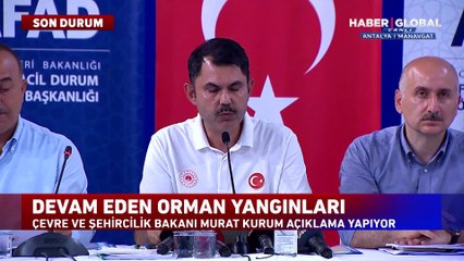 Bakanlardan devam eden orman yangınlarına ilişkin açıklama