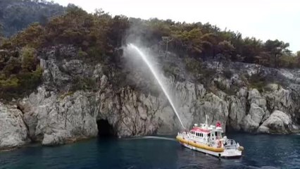 Son dakika haberi: Ulaştırma ve Altyapı Bakanlığının orman yangınlarına müdahalesi devam ediyor