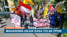 Mahasiswa Demo Tolak PPKM di Yogyakarta