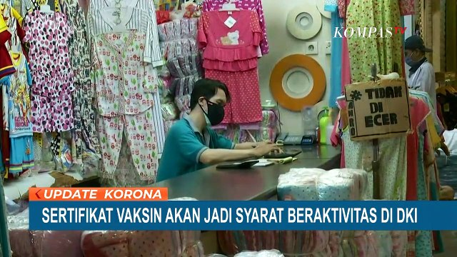Sertifikat Vaksin Corona akan Jadi Syarat Beraktivitas di Jakarta