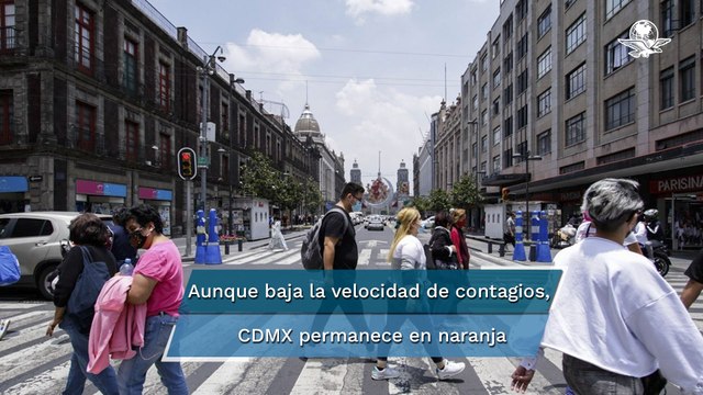 CDMX sigue en semáforo naranja con más hospitalizados y casos