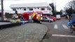 Onix e Honda Biz se envolvem em acidente na Rua Paraná e homem fica ferido