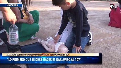 “Lo primero que se debe hacer es dar aviso al 107”