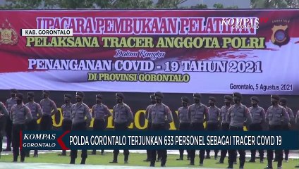 Polda Gorontalo Terjunkan 633 Personel Sebagai Tracer Covid-19