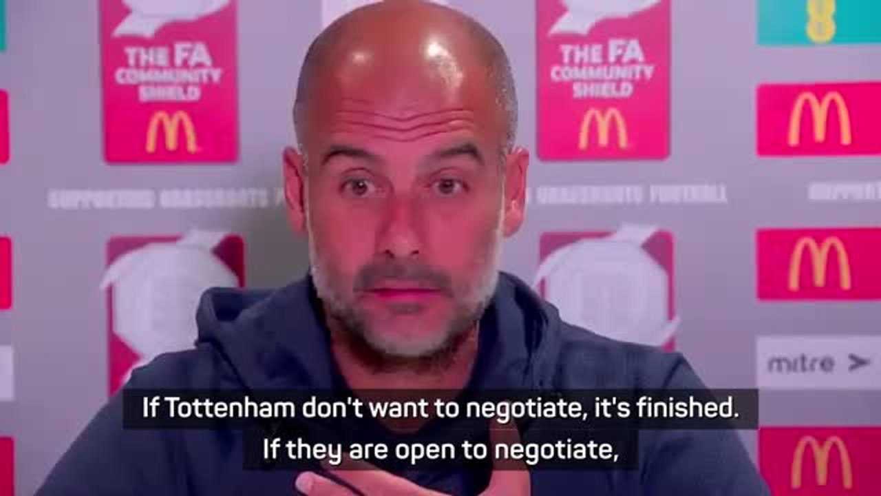 Man CIty's interest in Harry Kane depends on Spurs - Guardiola