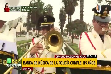 La Banda de Música de la PNP cumple 115 años