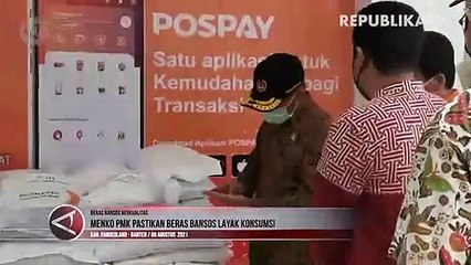 Menko PMK Pastikan Beras Bansos Layak Konsumsi
