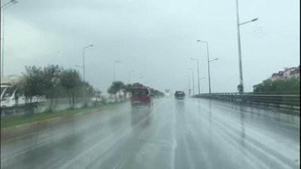 Antalya'da yağmur sevinci