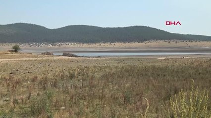 BATI KARADENİZ'İN EN BÜYÜK YAPAY SULAMA GÖLETİNDE SU SEVİYESİ AZALDI