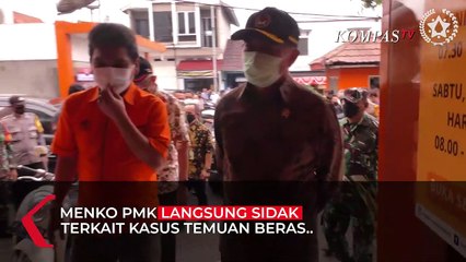 Sidak Temuan Beras Mirip Gumpalan Batu di Pandeglang, Menko PMK Muhadjir: Sudah Diganti..