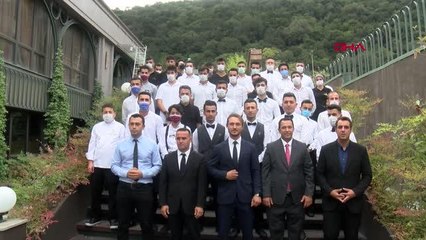 BEŞİKTAŞ'TA RESTORAN ÇALIŞANLARI BİR AYLIK BAHŞİŞLERİNİ YANGIN BÖLGESİNE GÖNDERDİ