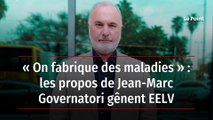 « On fabrique des maladies » : les propos de Jean-Marc Governatori gênent EELV