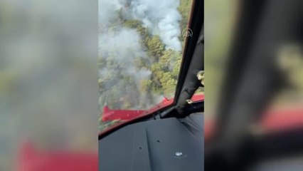 Son dakika... Devam eden 4 yangına havadan ve karadan müdahalede bulunuluyor