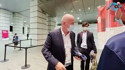OKDIARIO caza a Infantino antes de la final entre España y Brasil