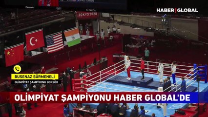 Busenaz Sürmeneli şampiyonluk sevincini Haber Global'e anlattı: Çocukluk hayalim avucumun içinde