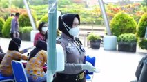 Polda Lampung dan Polres Rembang Gelar Vaksinasi Merdeka Untuk Masyarakat.