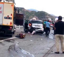 Sivas'ta trafik kazası: 1 ölü, 3 yaralı