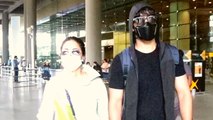 Hina Khan & Shaheer Sheikh spotted together at Mumbai airport; Watch video | FilmiBeat