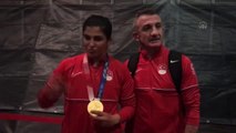 Olimpiyat şampiyonu Busenaz Sürmeneli, sevincini AA'yla paylaştı
