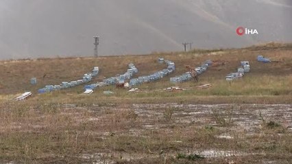 Şiddetli yağış bal arılarını vurdu