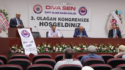 Diva-Sen Siirt Şubesi 3. Olağan Genel Kurulu yapıldı
