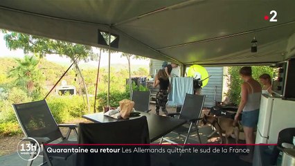 Quarantaine au retour : les Allemands quittent le sud de la France