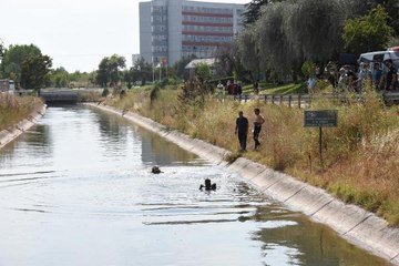 ESKİŞEHİR'DE, SULAMA KANALINA DÜŞEN ABDULLAH ARANIYOR