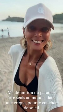 Sylvie Tellier partage ses vacances en famille sur Instagram, 7 août 2021.