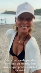 Sylvie Tellier partage ses vacances en famille sur Instagram, 7 août 2021.