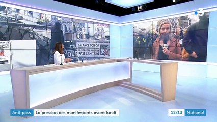 Anti-pass : de nouveaux rassemblements avant l’extension du pass sanitaire