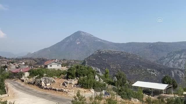 Yangın sonrası Akseki'de yaralar sarılmaya başladı